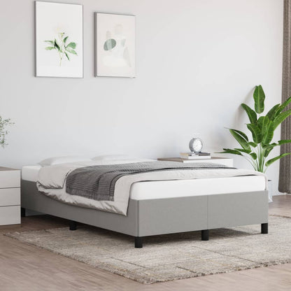 Bedframe stof lichtgrijs 120x190 cm