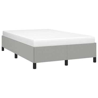 Bedframe stof lichtgrijs 120x190 cm
