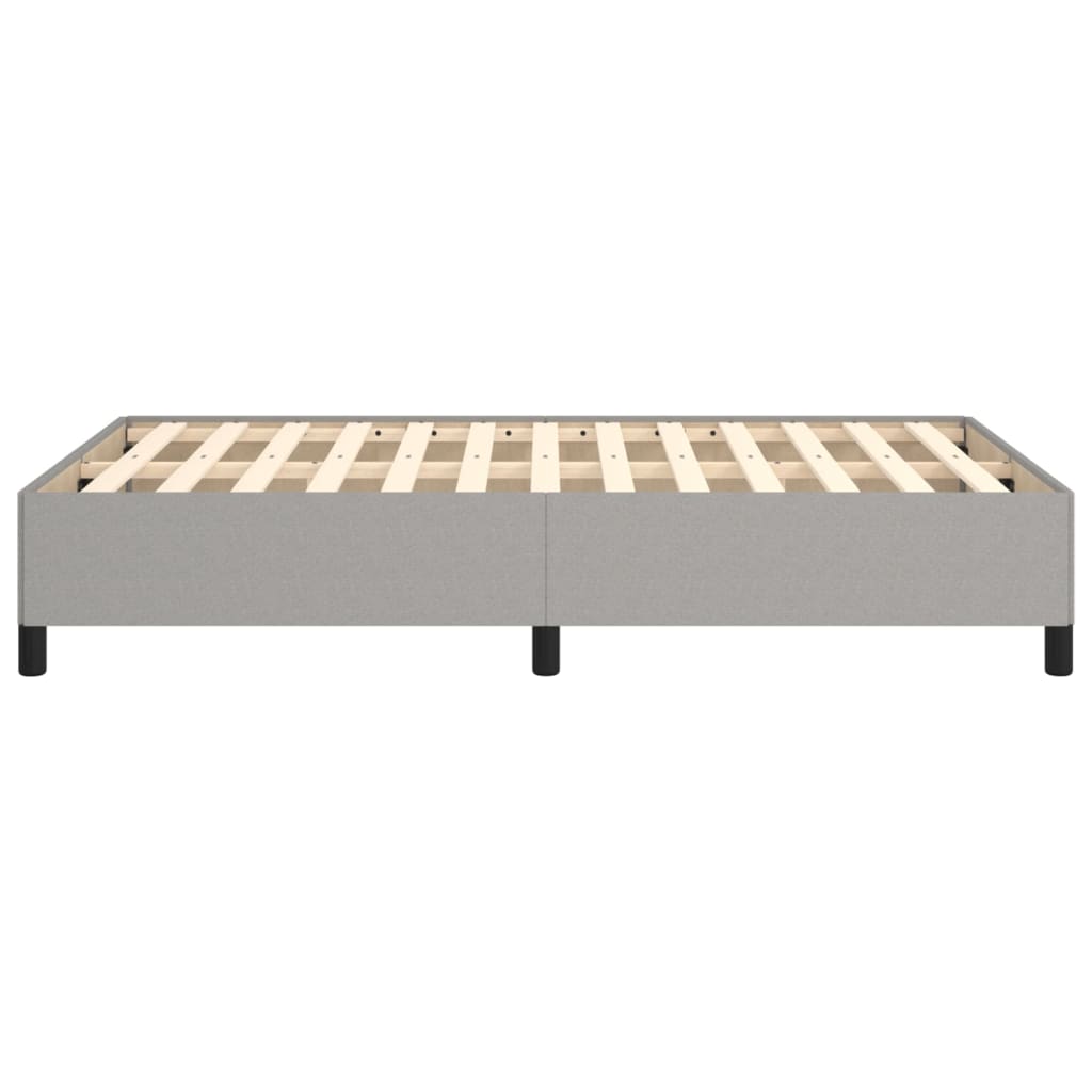 Bedframe stof lichtgrijs 120x190 cm
