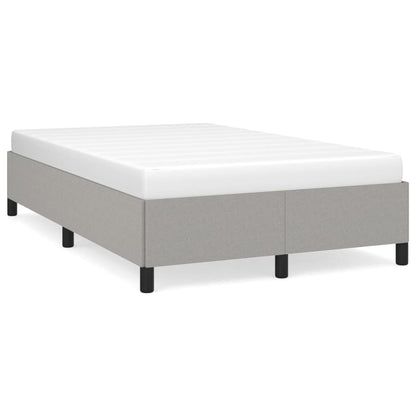 Bedframe stof lichtgrijs 120x190 cm