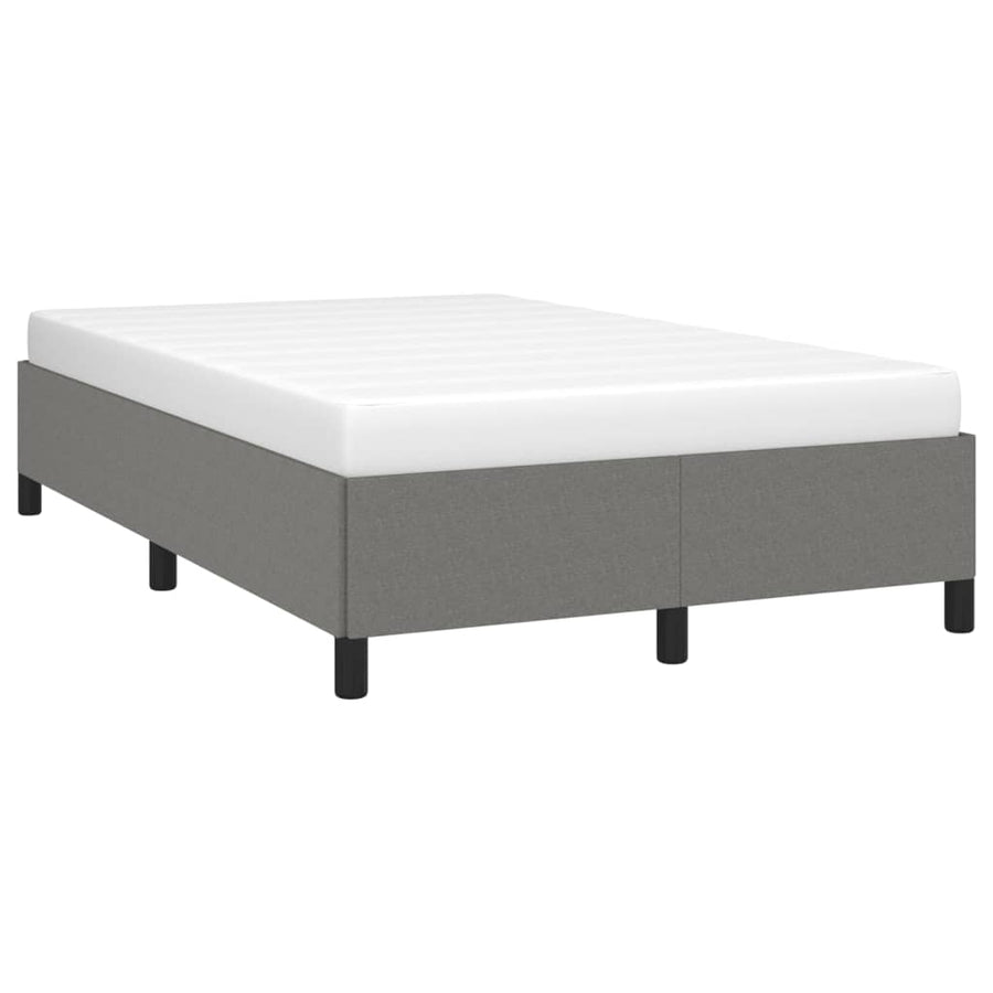 Bedframe stof donkergrijs 120x190 cm