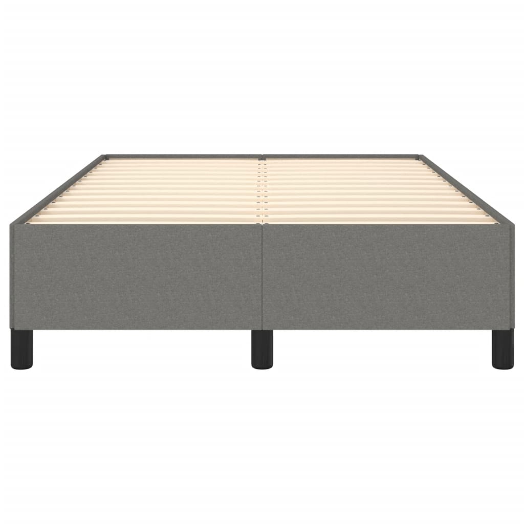 Bedframe stof donkergrijs 120x190 cm