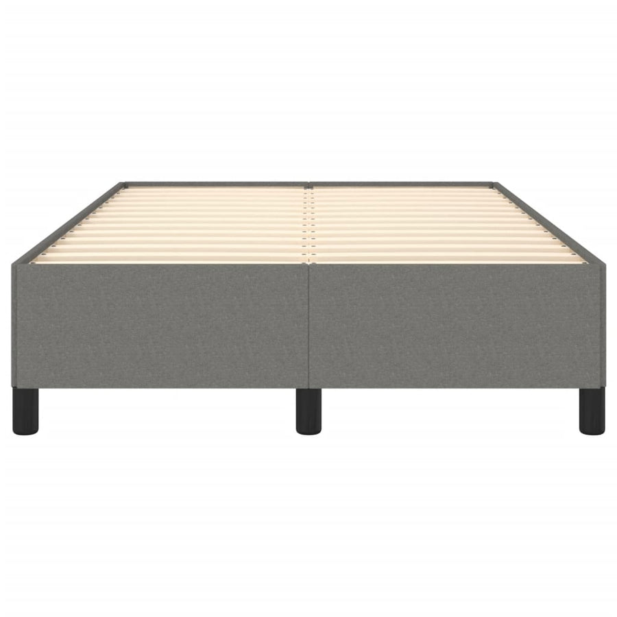 Bedframe stof donkergrijs 120x190 cm
