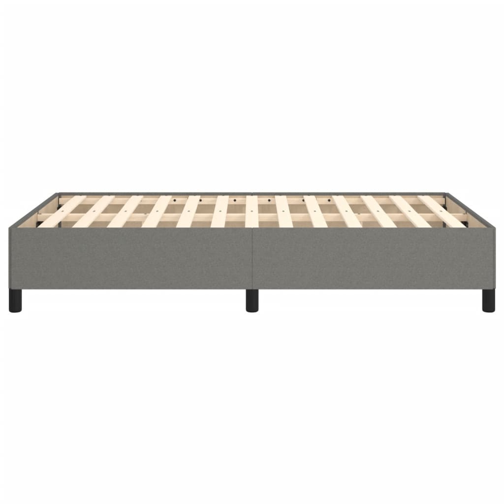 Bedframe stof donkergrijs 120x190 cm