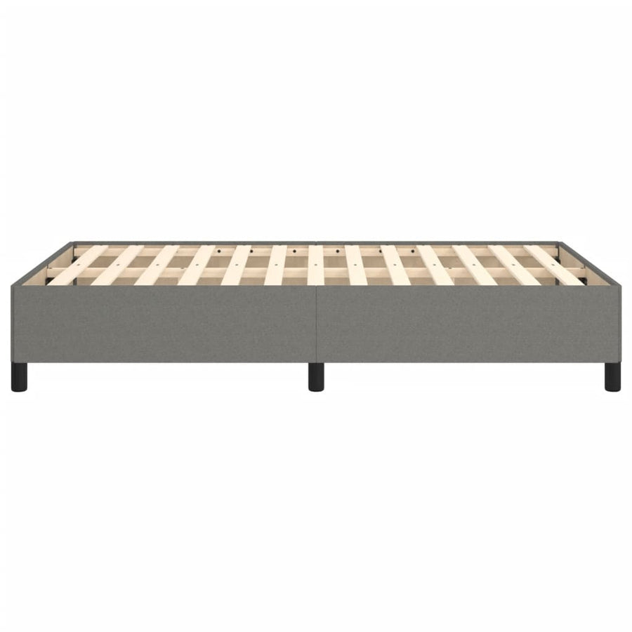 Bedframe stof donkergrijs 120x190 cm