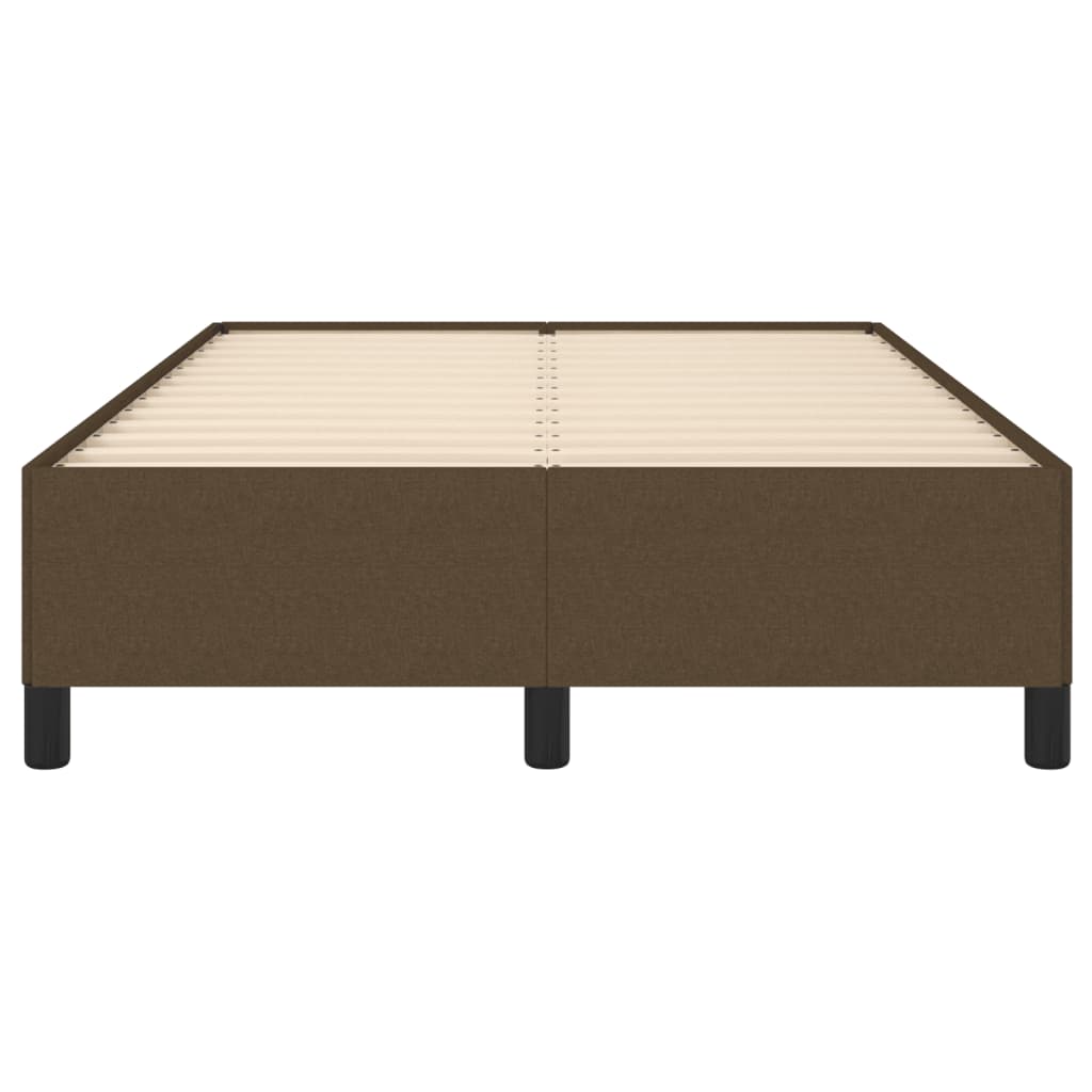 Bedframe stof donkerbruin 120x190 cm