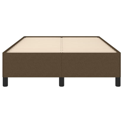 Bedframe stof donkerbruin 120x190 cm