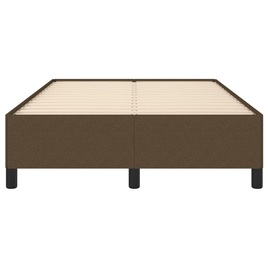 Bedframe stof donkerbruin 120x190 cm