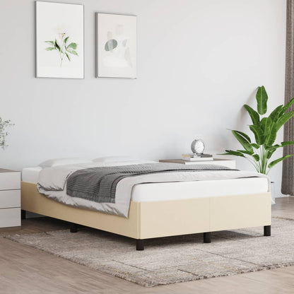 Bedframe stof crèmekleurig 120x190 cm