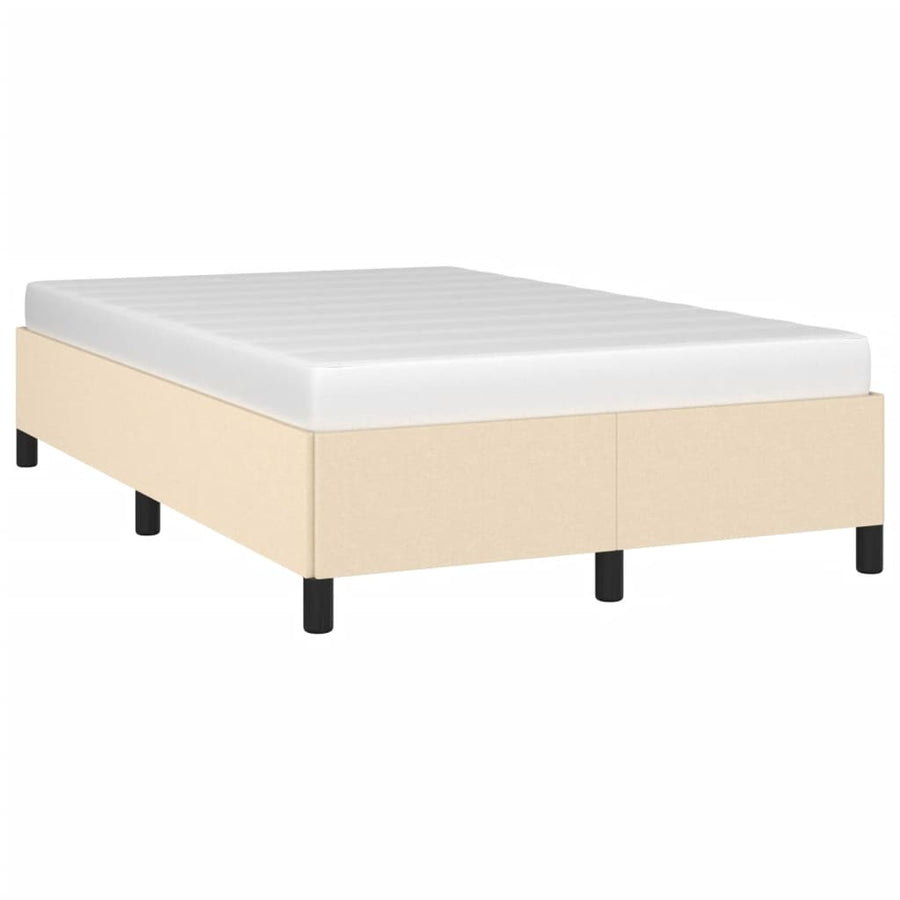 Bedframe stof crèmekleurig 120x190 cm