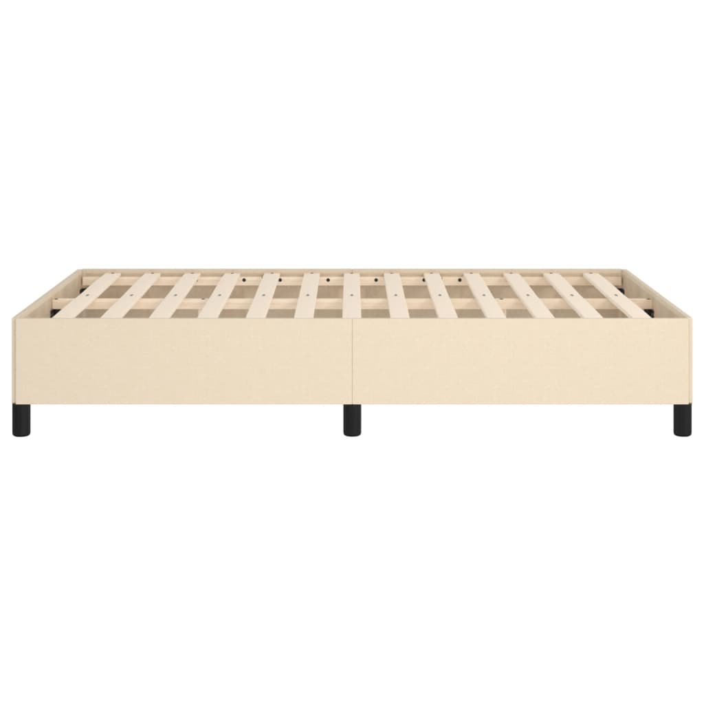 Bedframe stof crèmekleurig 120x190 cm