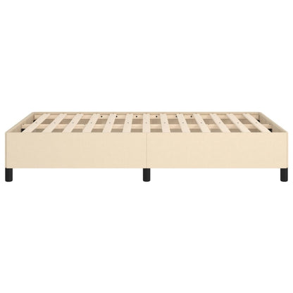Bedframe stof crèmekleurig 120x190 cm