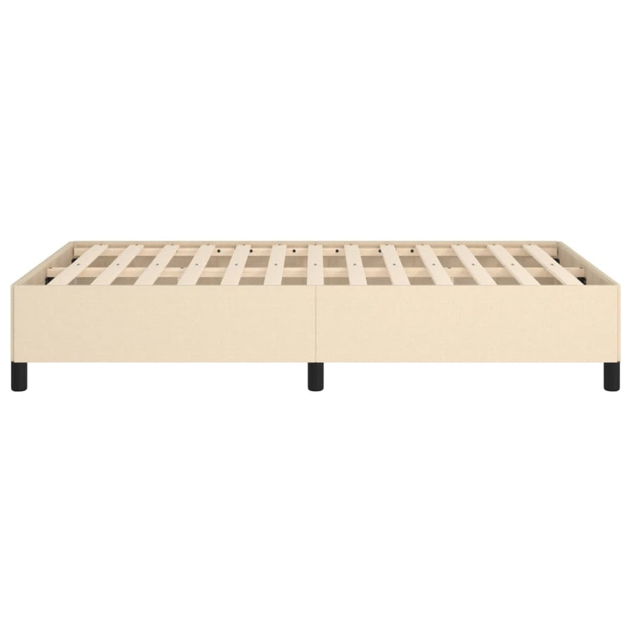 Bedframe stof crèmekleurig 120x190 cm