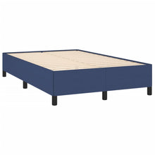 Bedframe stof blauw 120x190 cm