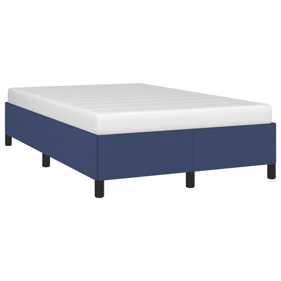 Bedframe stof blauw 120x190 cm