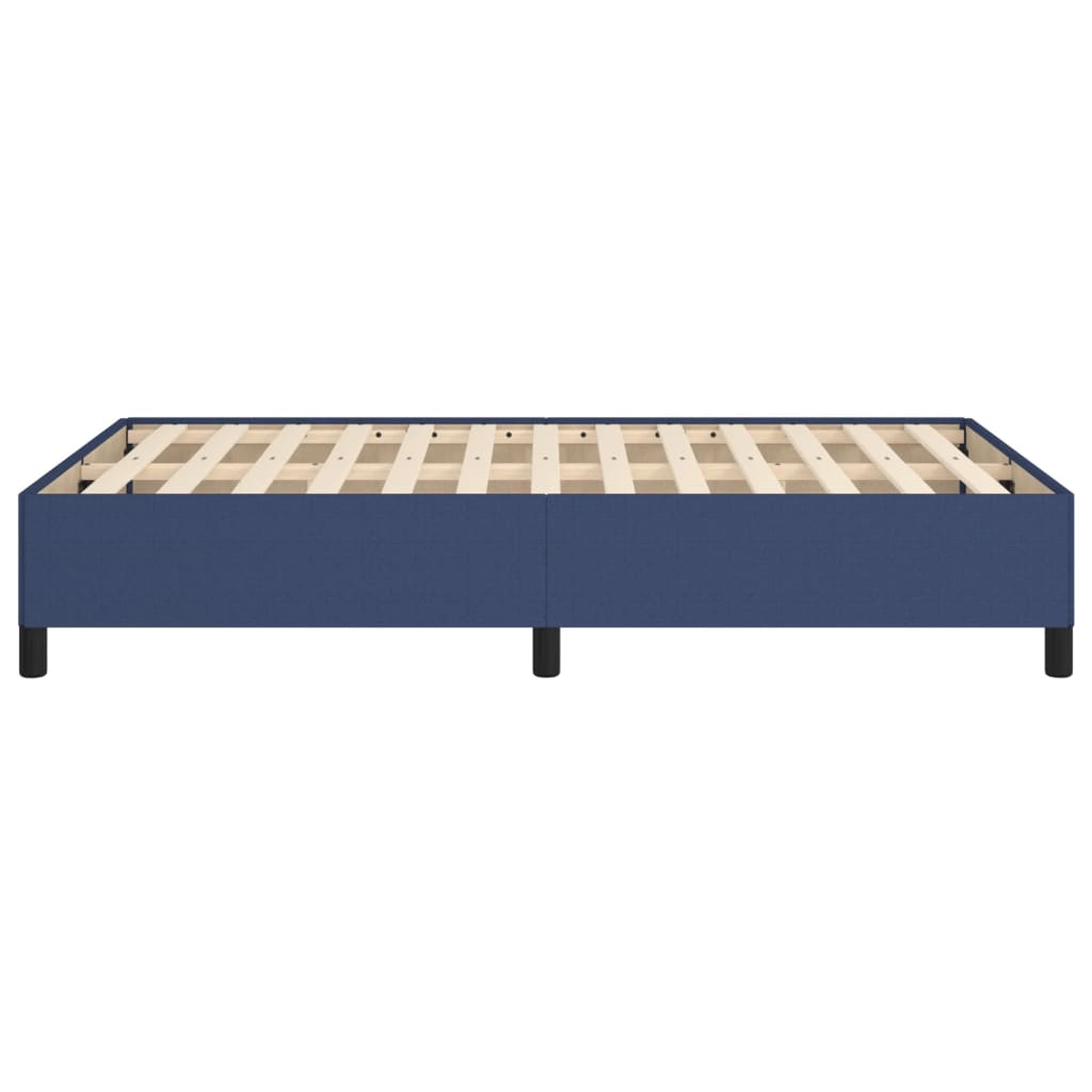Bedframe stof blauw 120x190 cm