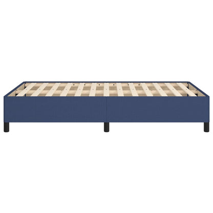 Bedframe stof blauw 120x190 cm