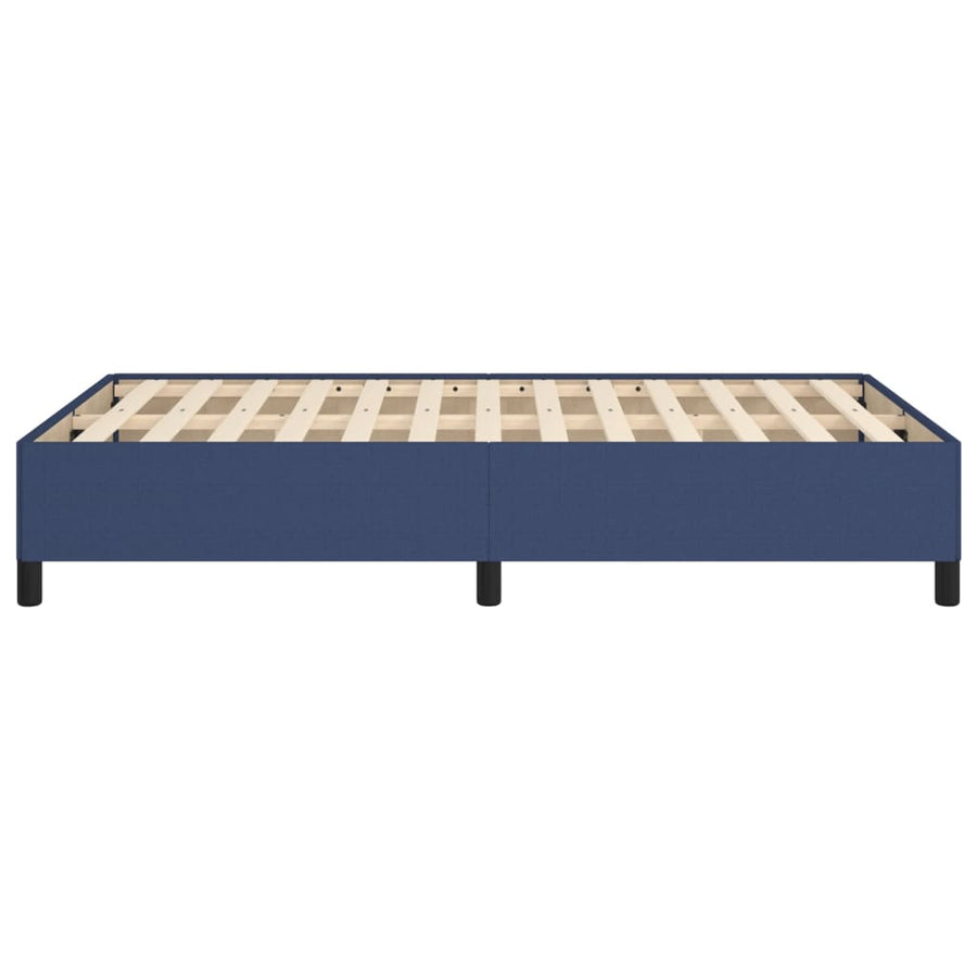 Bedframe stof blauw 120x190 cm