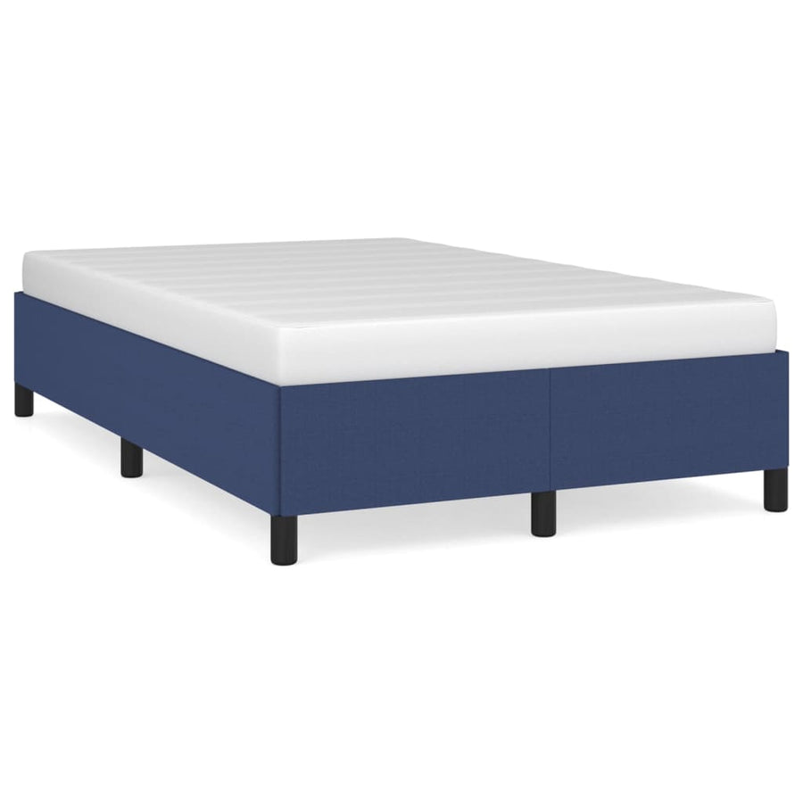 Bedframe stof blauw 120x190 cm