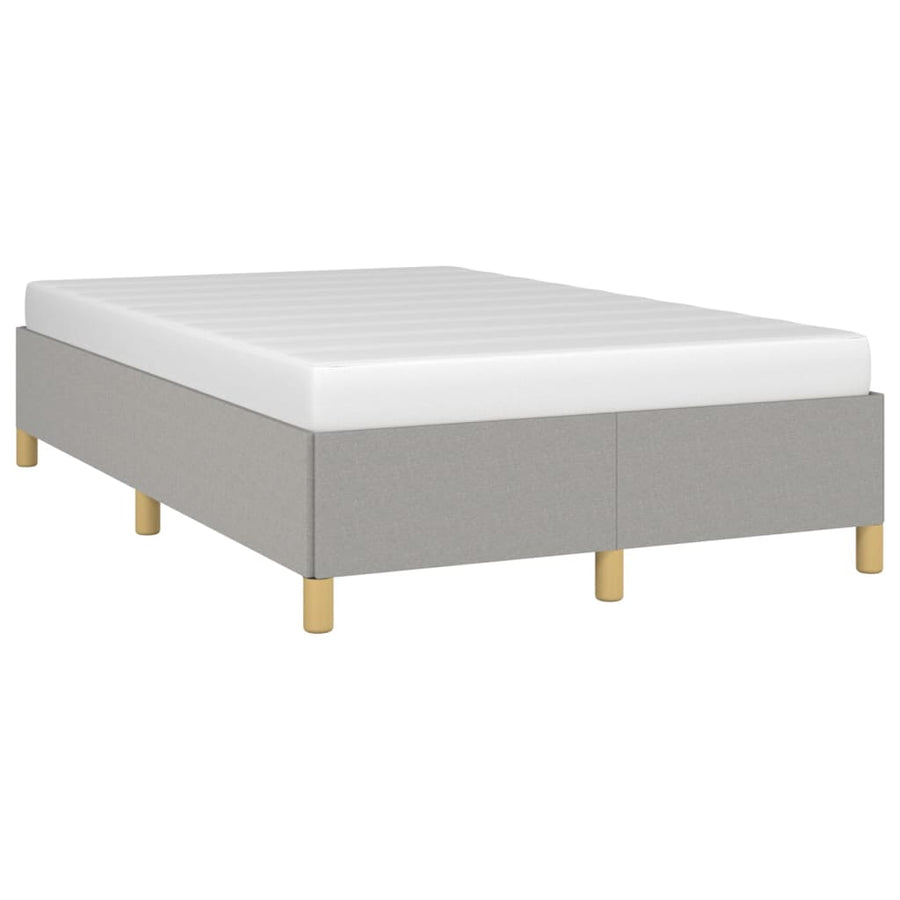 Bedframe stof lichtgrijs 120x190 cm