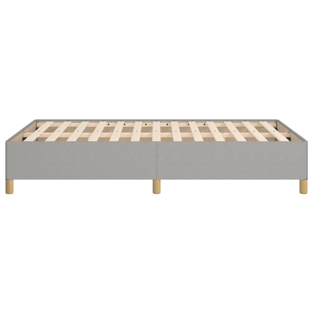 Bedframe stof lichtgrijs 120x190 cm