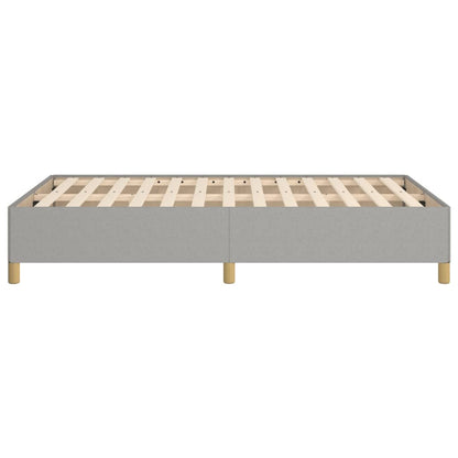 Bedframe stof lichtgrijs 120x190 cm