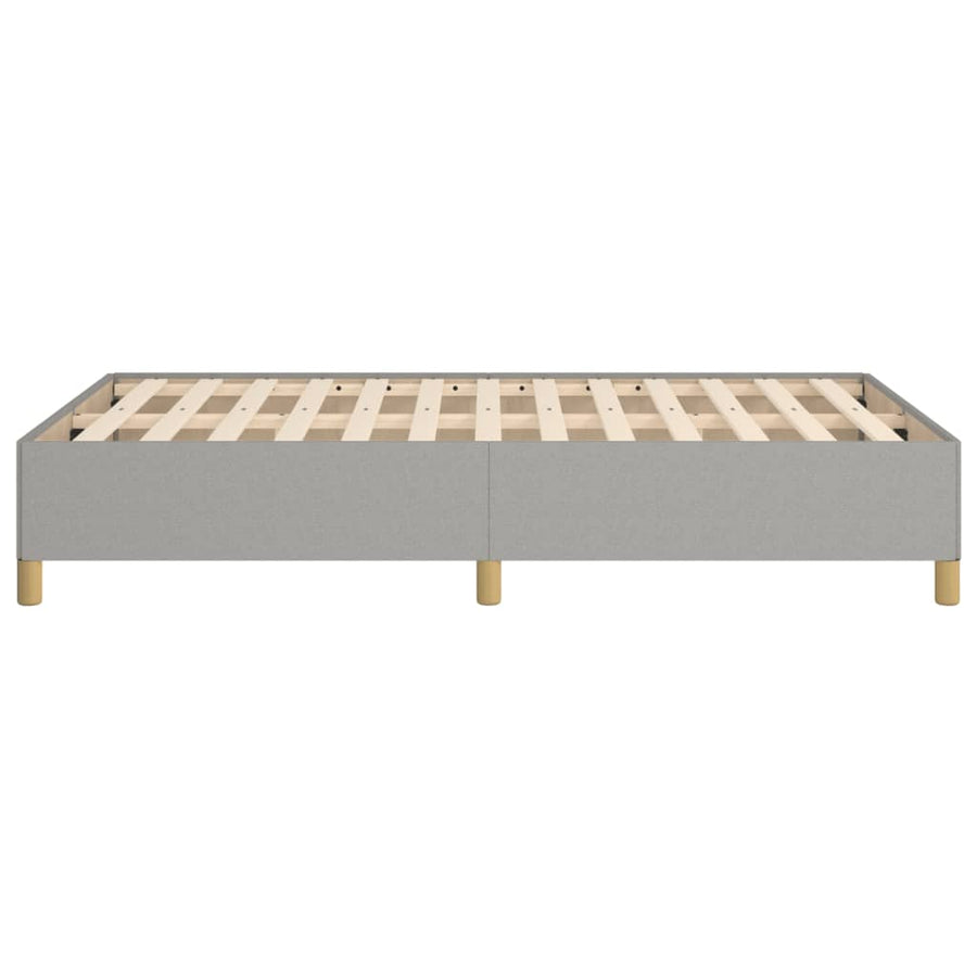 Bedframe stof lichtgrijs 120x190 cm