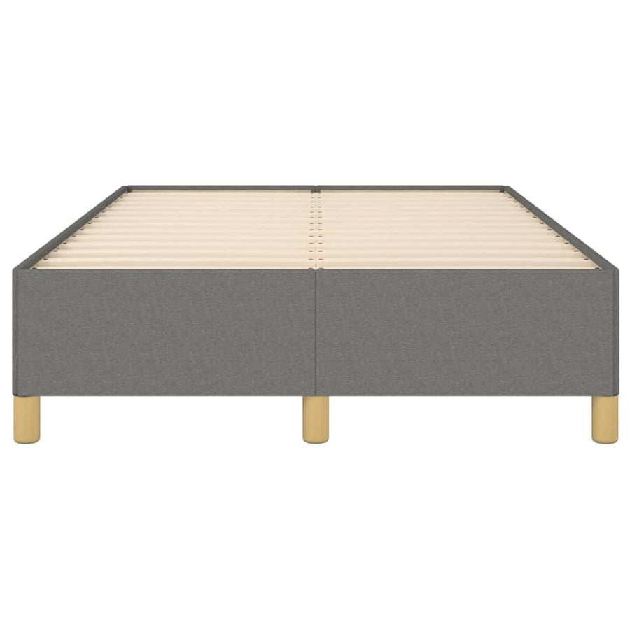 Bedframe stof donkergrijs 120x190 cm