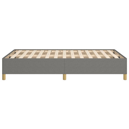 Bedframe stof donkergrijs 120x190 cm