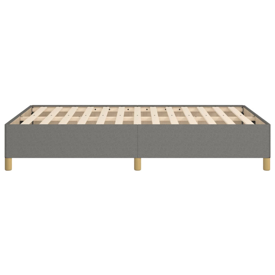 Bedframe stof donkergrijs 120x190 cm