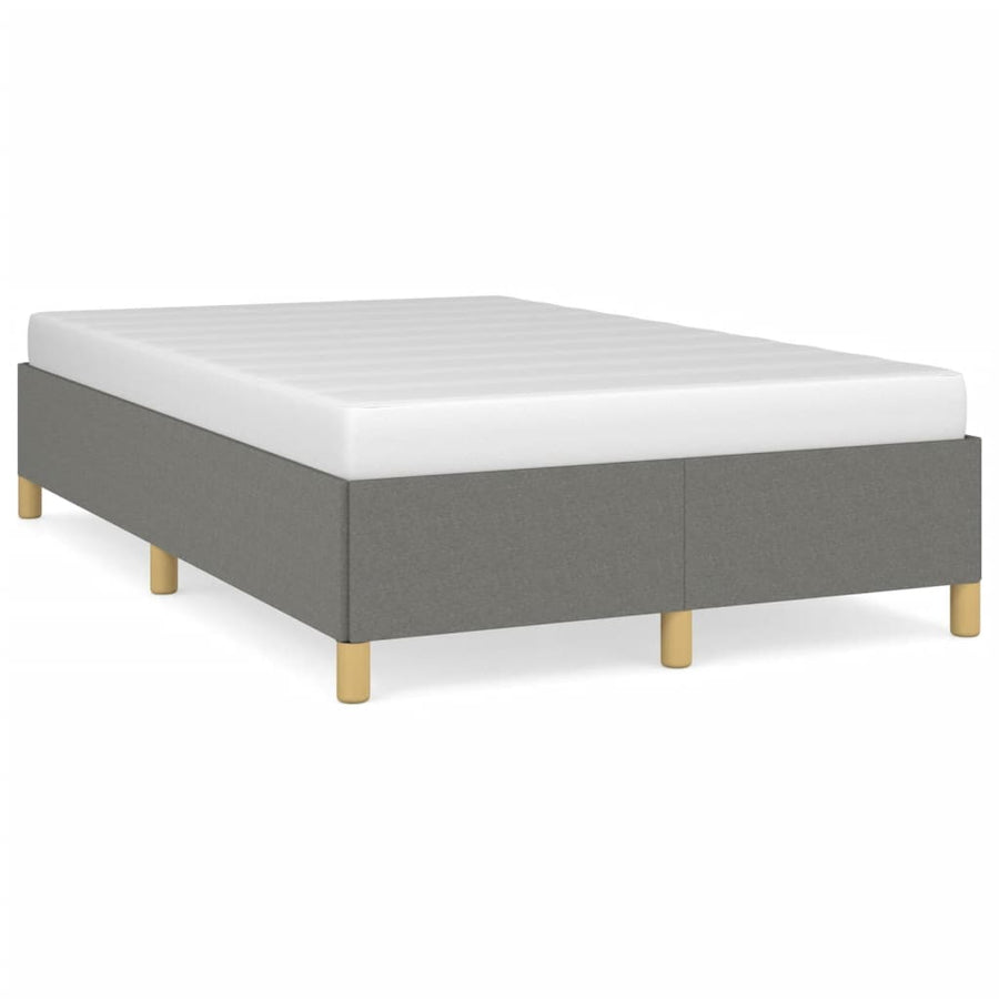 Bedframe stof donkergrijs 120x190 cm