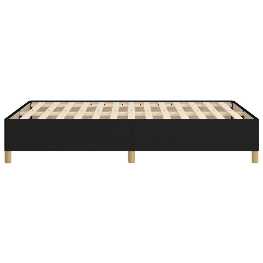 Bedframe stof zwart 120x190 cm