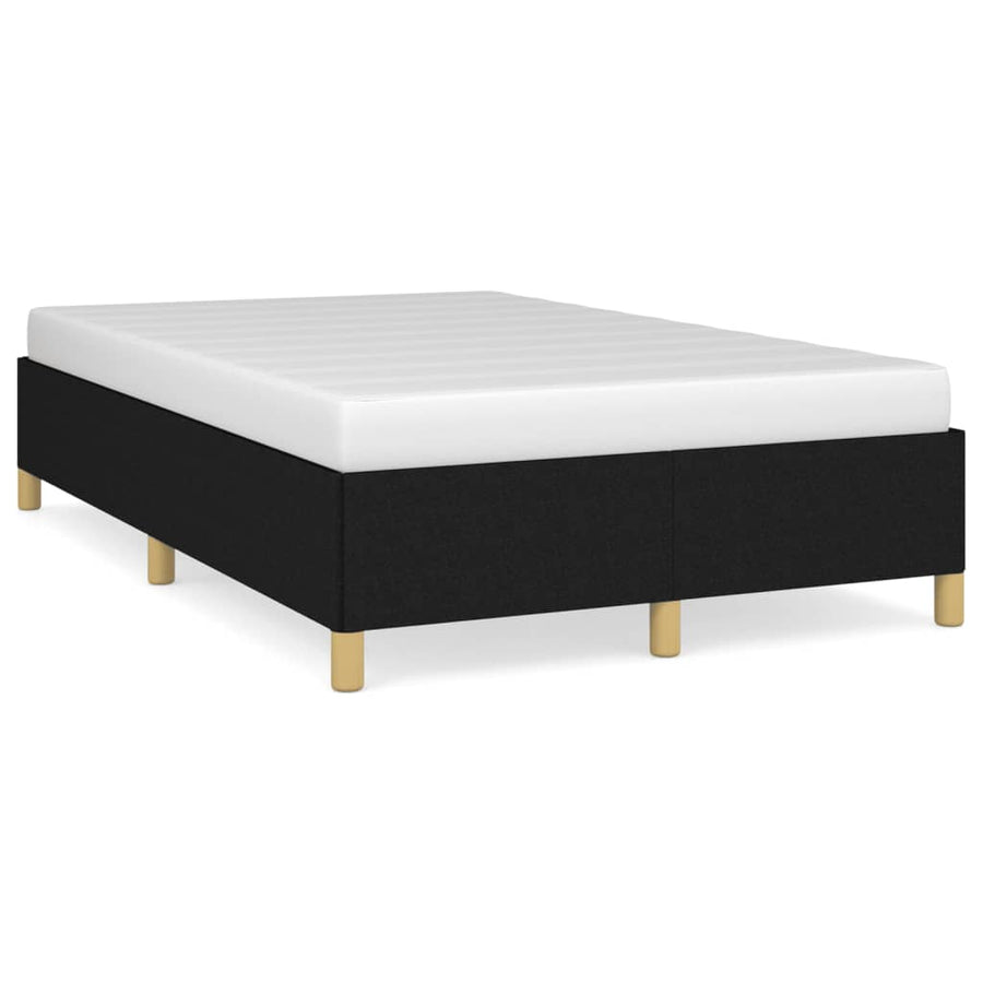 Bedframe stof zwart 120x190 cm