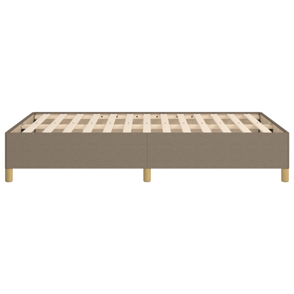 Bedframe stof taupe 120x190 cm