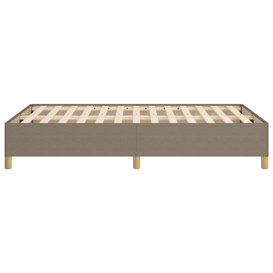 Bedframe stof taupe 120x190 cm