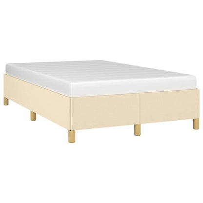 Bedframe Zonder Matras Stof Kleurig Crème 120 x 190 cm 35 cm