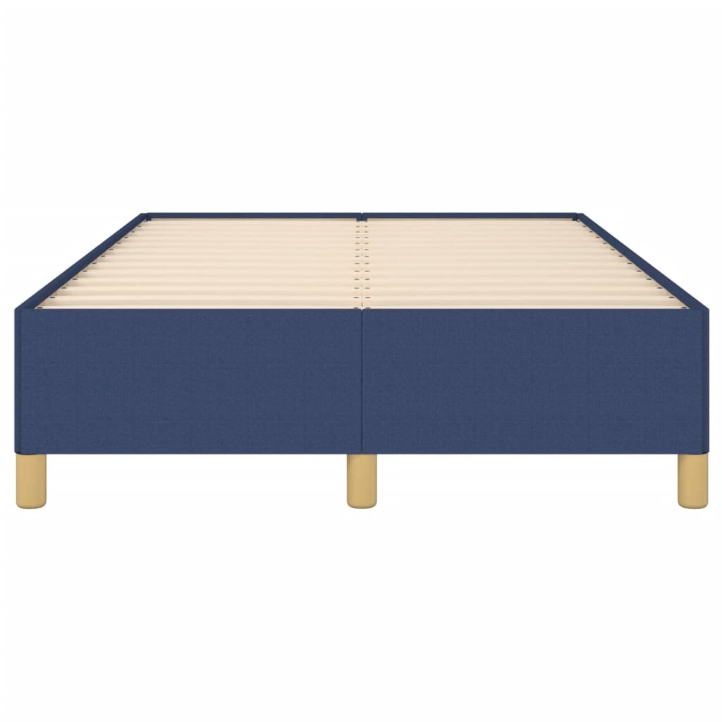 Bedframe stof blauw 120x190 cm