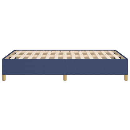 Bedframe stof blauw 120x190 cm