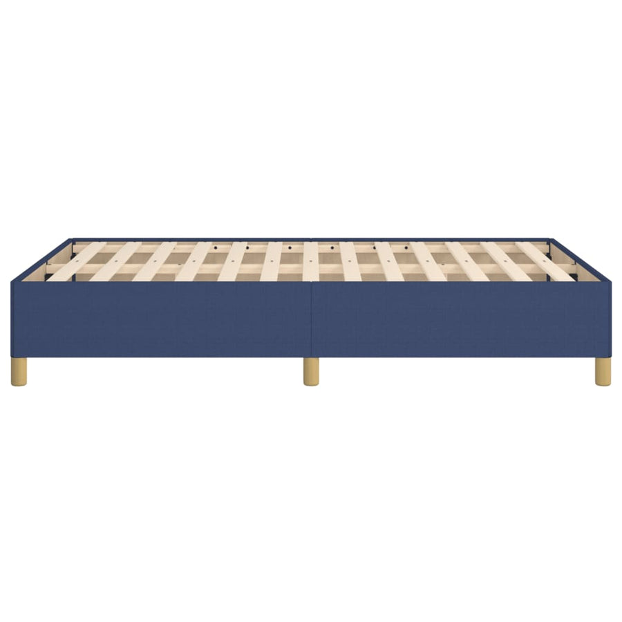 Bedframe stof blauw 120x190 cm