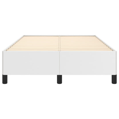 Bedframe kunstleer wit 120x190 cm