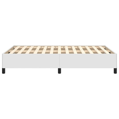 Bedframe kunstleer wit 120x190 cm