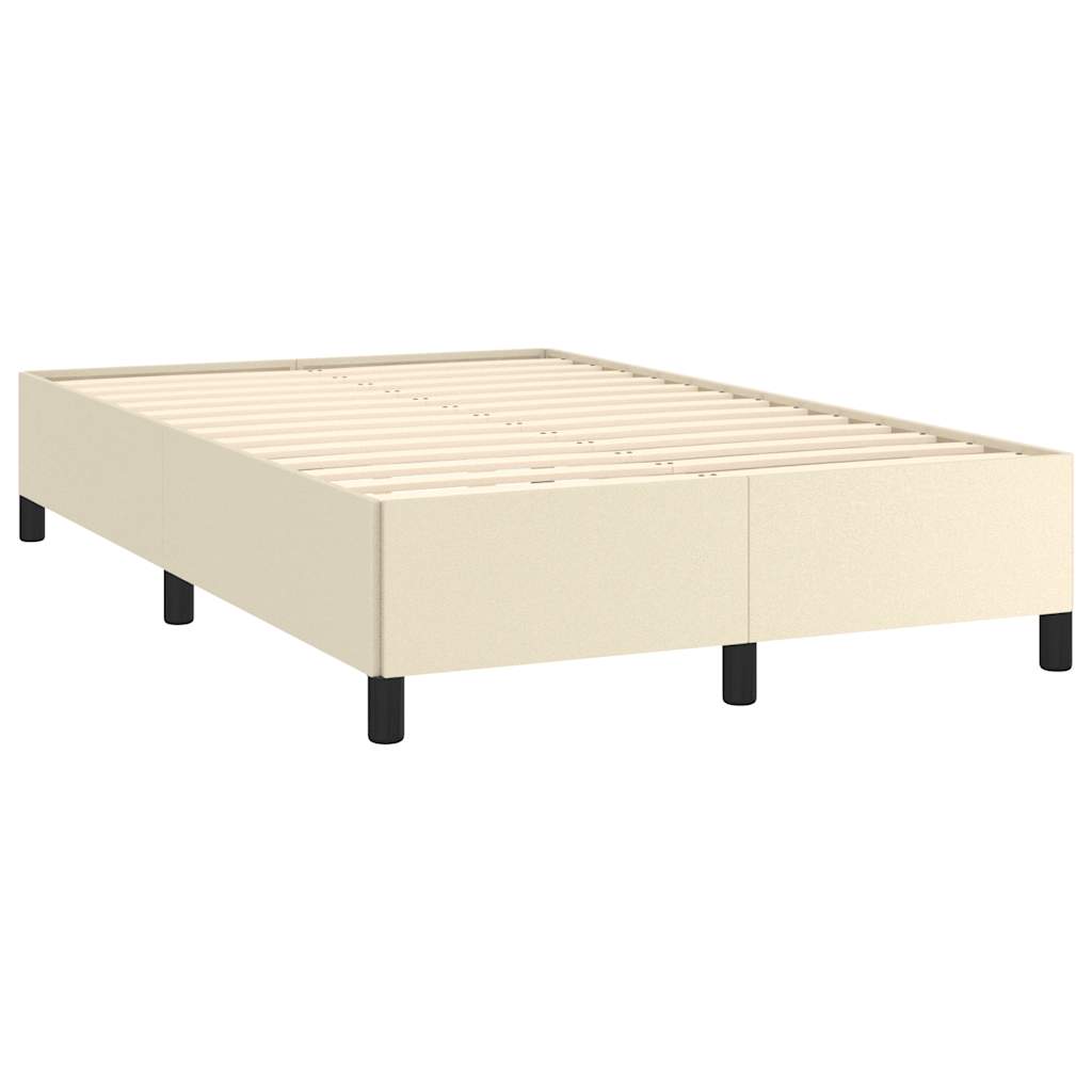 Bedframe zonder matras 120x190 cm kunstleer crème