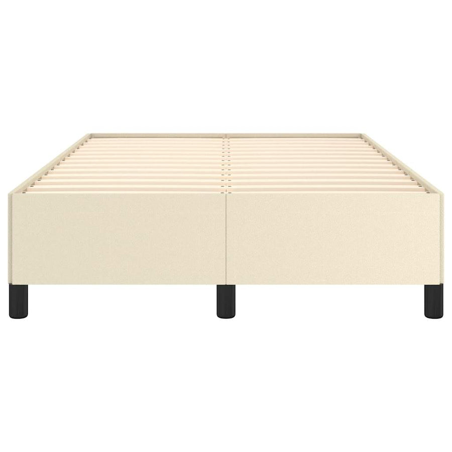 Bedframe zonder matras 120x190 cm kunstleer crème