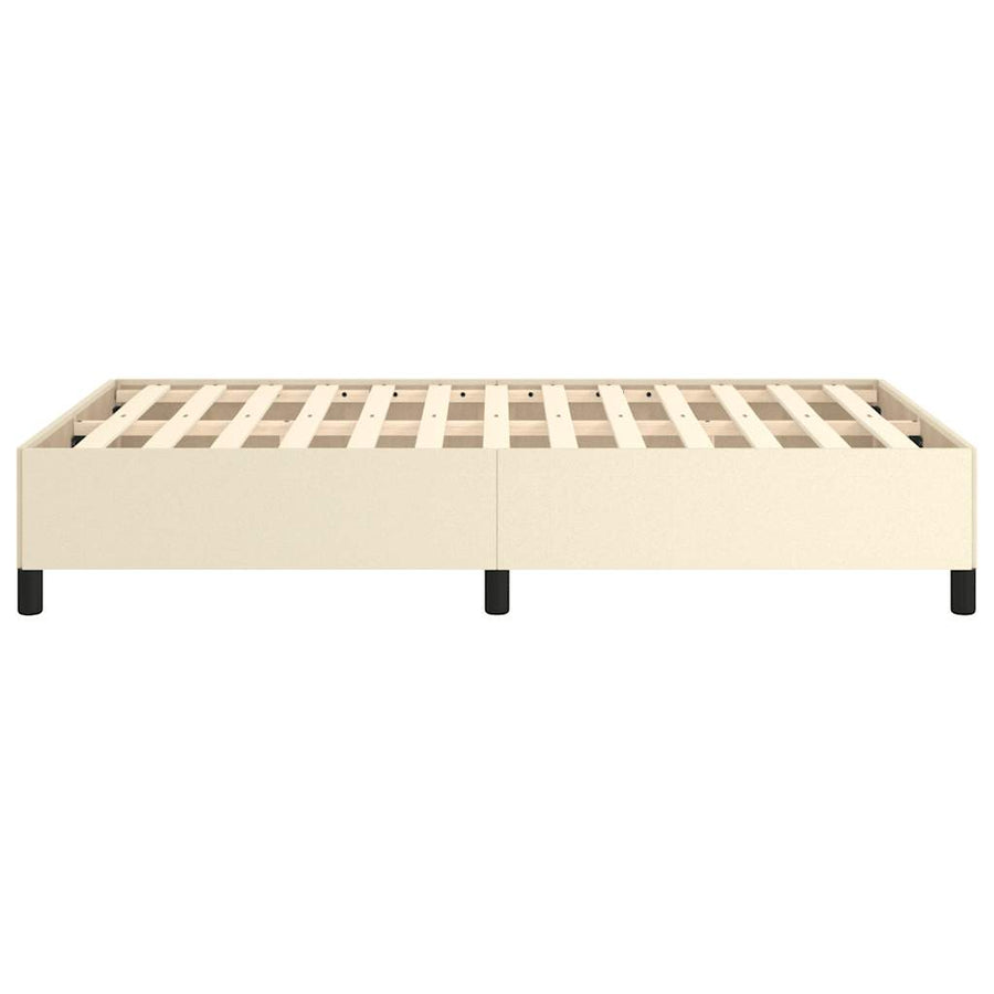 Bedframe zonder matras 120x190 cm kunstleer crème