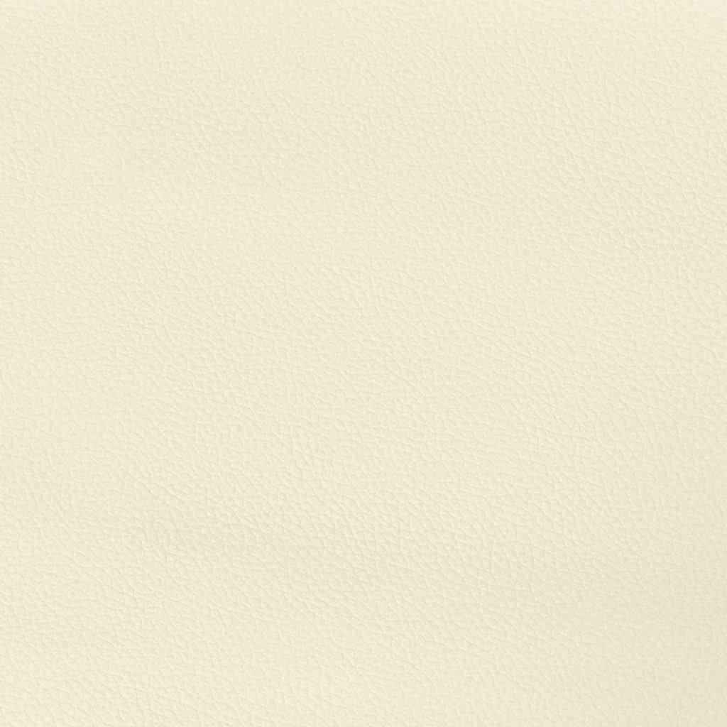 Bedframe zonder matras 120x190 cm kunstleer crème