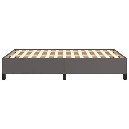 Bedframe kunstleer grijs 120x190 cm