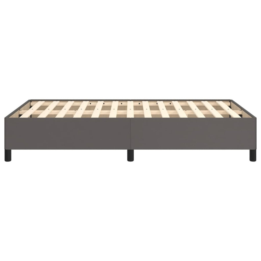 Bedframe kunstleer grijs 120x190 cm