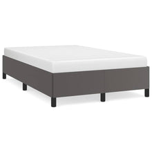 Bedframe kunstleer grijs 120x190 cm