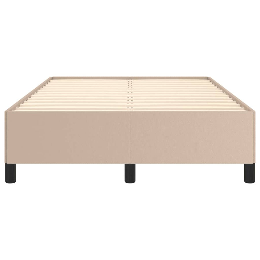 Bedframe kunstleer cappuccinokleurig 120x190 cm