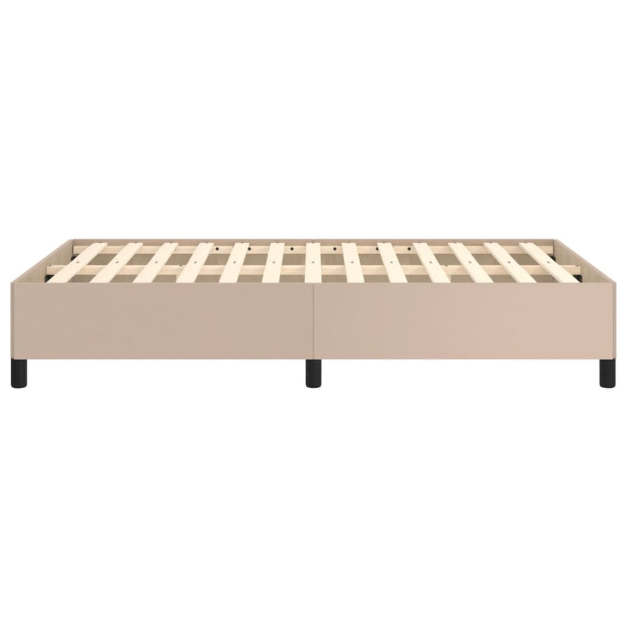 Bedframe kunstleer cappuccinokleurig 120x190 cm